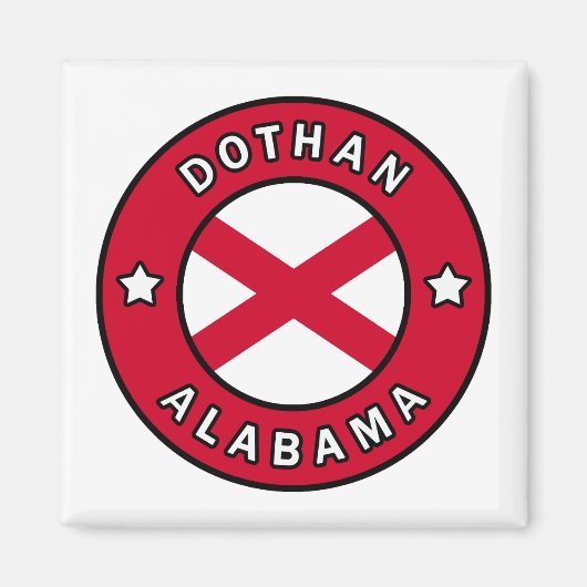 Dothan Alabama Magneet (Voorkant)