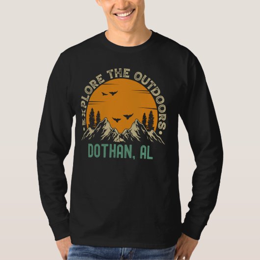 Dothan, Alabama - Ontdek het buitenleven T-shirt (Voorkant)