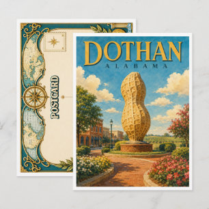 Dothan Alabama Pindakaas Beeld GeoSaga Briefkaart