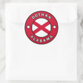 Dothan Alabama Ronde Sticker (Tas)