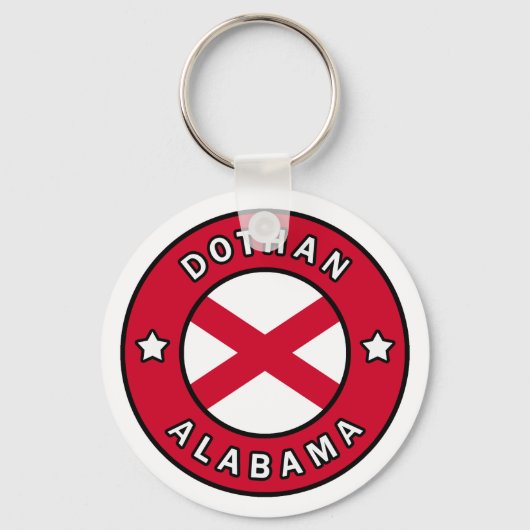 Dothan Alabama Sleutelhanger (Voorkant)