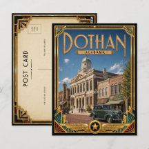 Dothan Alabama Vintage Art Deco Gouden Tijdperk