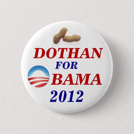 Dothan voor Obama Ronde Button 5,7 Cm (Voorkant)