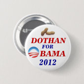 Dothan voor Obama Ronde Button 5,7 Cm (Voorkant /achterkant)