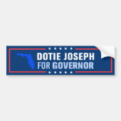 Dotie Joseph voor gouverneur van Florida Bumpersticker (Voorkant)