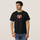 Doting Chihuahua Daddy rozen Hart T-shirt (Voorkant volledig)
