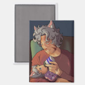 Doting Father Magnet (Voorkant / Achterkant)