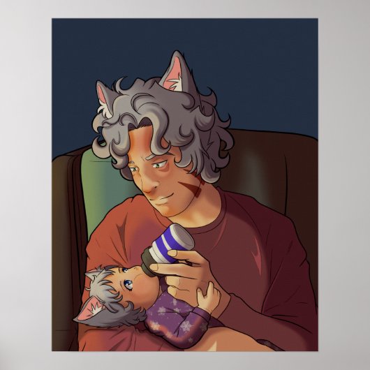 Doting Father Time-Poster Poster (Voorkant)