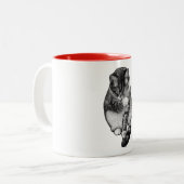 Dotline Glow Hush Tweekleurige Koffiemok (Voorkant links)