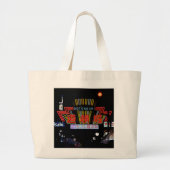 Dotonbori Nachten Osaka Japan Grote Tote Tas (Voorkant)
