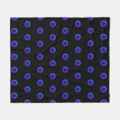 dots Fleece Blanket Deken (Voorkant (Horizontaal))