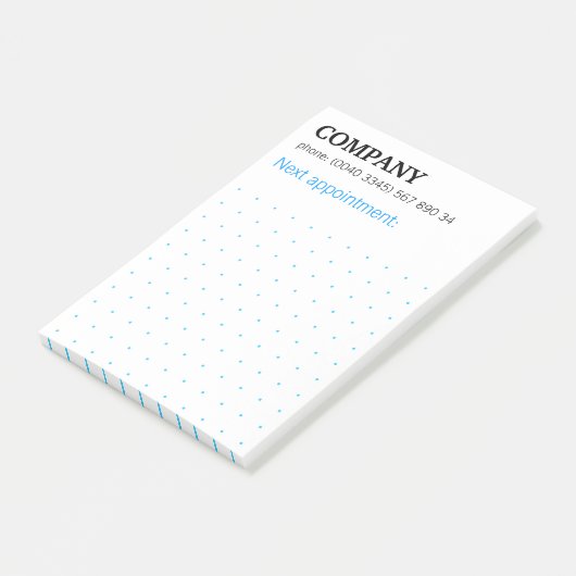 Dots Grid Graphical Modern Notes Post-it Klebezett (Schuin)