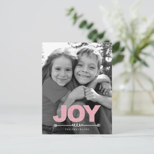 DOTS Holiday Photo Cards Postcard Feestdagenkaart (Staand voorkant)
