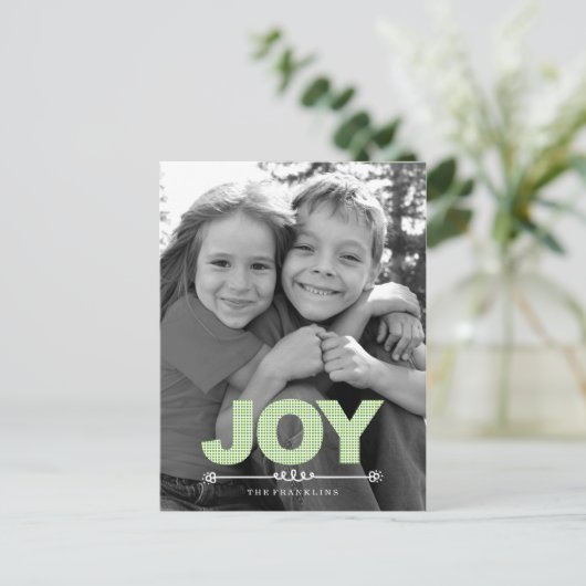 DOTS Holiday Photo Cards Postcard Feestdagenkaart (Staand voorkant)