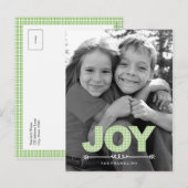 DOTS Holiday Photo Cards Postcard Feestdagenkaart (Voorkant / Achterkant)