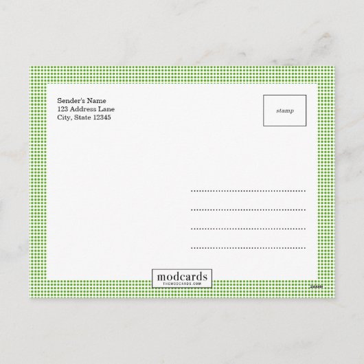 DOTS Holiday Photo Cards Postcard Feestdagenkaart (Achterkant)