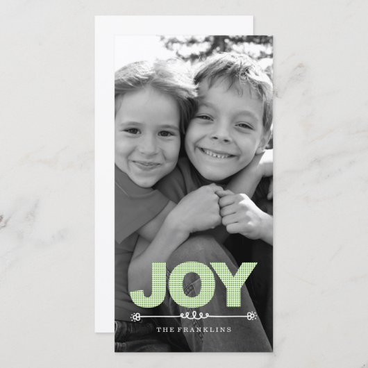 DOTS Kerst Foto Kaart (Voorkant / Achterkant)