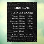 DOTS | Logo en openingsuren | Decal sticker (Vel 3)