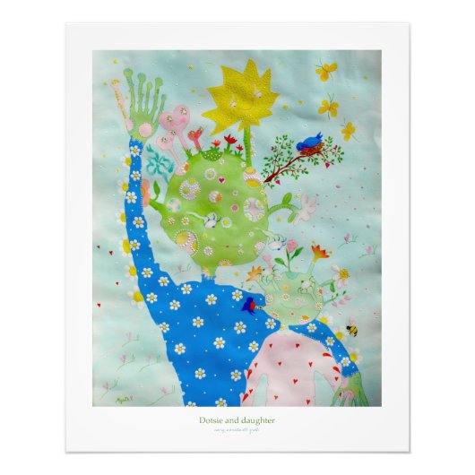 Dotsie en Daughter Foto Afdruk (Voorkant)
