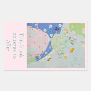 Dotsie's dochterboekbord rechthoekige sticker