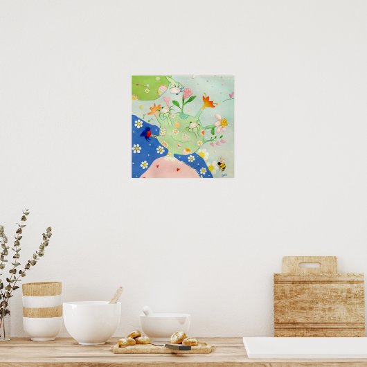 Dotsie's vingerafdruk poster (Keuken)