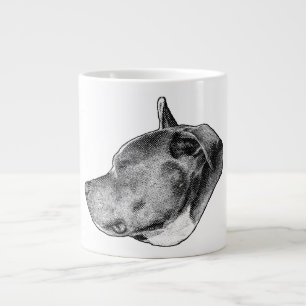 dotsterkte pitbull grote koffiekop