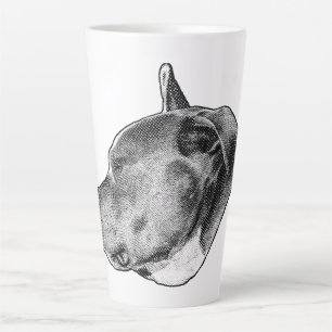 dotsterkte pitbull latte mok