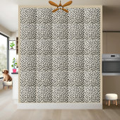 Dotted Black White Glitter Floor Wall Keuken Tegeltje