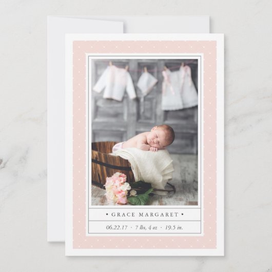 Dotted Blush | Aankondiging van een tweeledige geb (Voorkant)