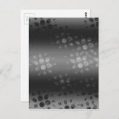 Dotted Bursts Pattern - Black, Grey, White Briefkaart (Voorkant / Achterkant)