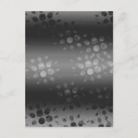 Dotted Bursts Pattern - Black, Grey, White Briefkaart (Voorkant)