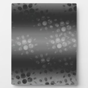 Dotted Bursts Pattern - Black, Grey, White Fotoplaat