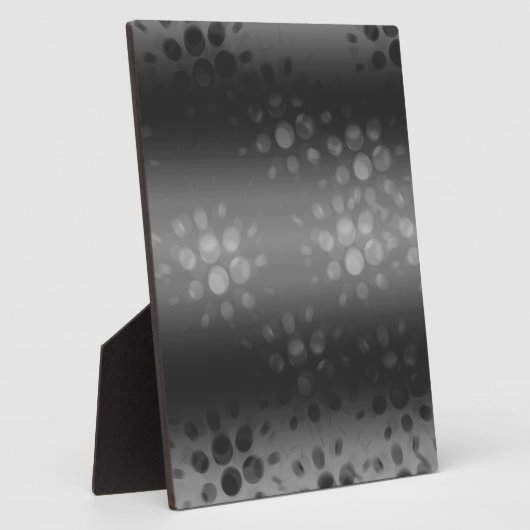 Dotted Bursts Pattern - Black, Grey, White Fotoplaat (Zijkant)