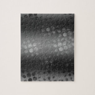 Dotted Bursts Pattern - Black, Grey, White Legpuzzel