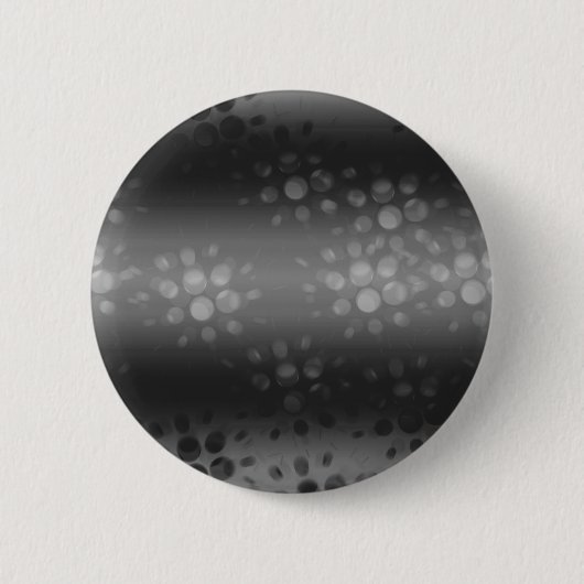 Dotted Bursts Pattern - Black, Grey, White Ronde Button 5,7 Cm (Voorkant)