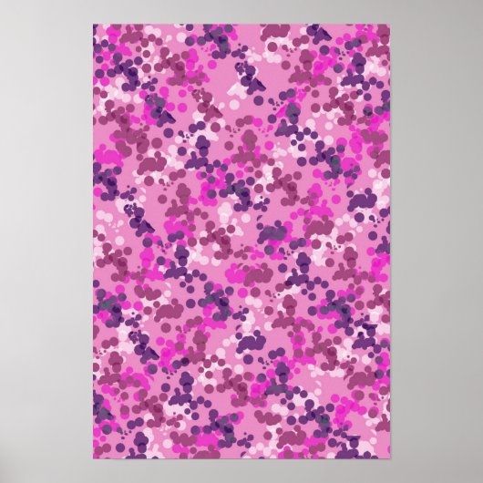 Dotted Camo Poster (Voorkant)