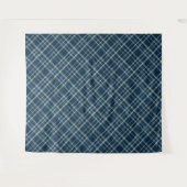 Dotted checkered pattern. Gray-blue. Wandkleed (Voorkant (horizontaal))