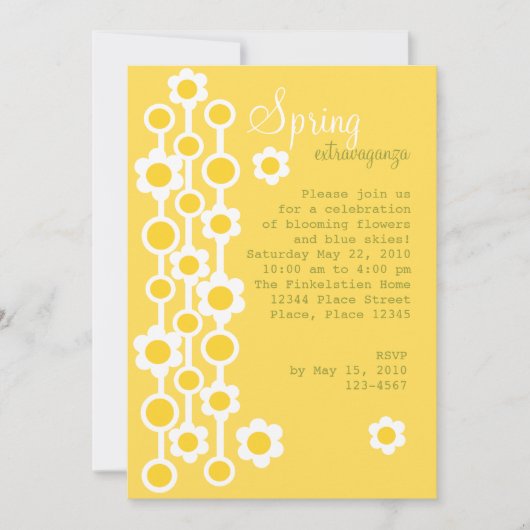 Dotted Daisies No.1 Kaart (Voorkant)