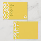 Dotted Daisies No.1 Visitekaartje (Voorkant / Achterkant)