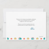 Dotted Dank u Stationery Kaart (Achterkant)