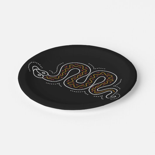 Dotted Design Papieren Bordje (Gekanteld)