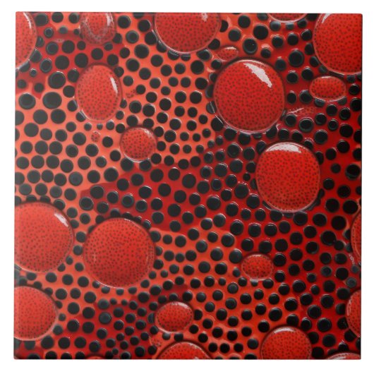 Dotted Faux Relief Glazed eigedele Decor Home Tegeltje (Voorkant)