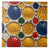 Dotted Faux Relief Glazed eigedele Decor Home Tegeltje (Voorkant)