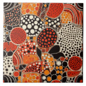 Dotted Faux Relief Glazed eigedele Decor Home Tegeltje (Voorkant)