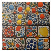 Dotted Faux Relief Glazed eigedele Decor Home Tegeltje (Voorkant)