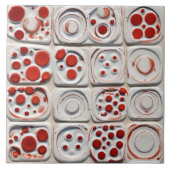 Dotted Faux Relief Glazed eigedele Decor Home Tegeltje (Voorkant)