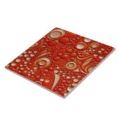 Dotted Faux Relief Glazed eigedele Decor Home Tegeltje (Zijkant)