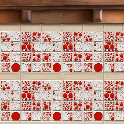 Dotted Faux Relief Glazed eigedele Decor Home Tegeltje