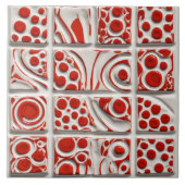 Dotted Faux Relief Glazed eigedele Decor Home Tegeltje (Voorkant)