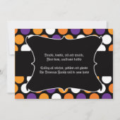 Dotted Halloween Party Invitation Kaart (Voorkant)